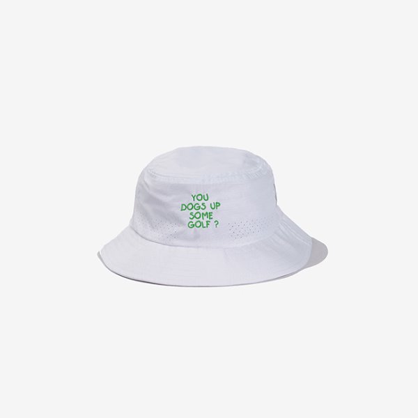 [ Maniac Golf ] 매니악 골프 쿨링 버킷햇_ Cooling Bucket Hat WHITE