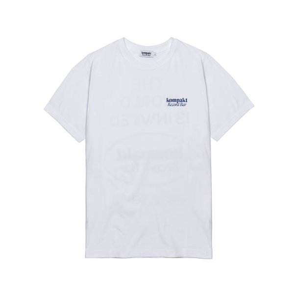 [컴팩트 레코드 바] KOMPAKT RECORD BAR_The World is Invited T-shirts - White