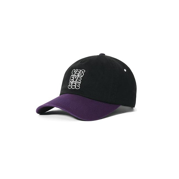 [예스아이씨] yeseyesee_ C-Logo Cap Black/Purple