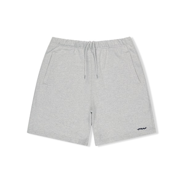 [예스아이씨] yeseyesee_SN Logo Sweat Shorts Grey