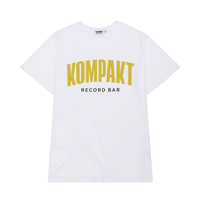 [컴팩트 레코드 바] KOMPAKT RECORD BAR_KRB Arch Logo T-Shirt - White