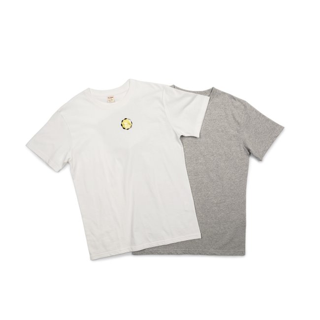 [빅유니온]Big Union_19SS 2팩 티셔츠 화이트/그레이 19SS 2PACK T-Shirts White / Grey