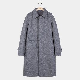 [드레익스] Drake&#039;s_Grey Wool Raglan Coat
