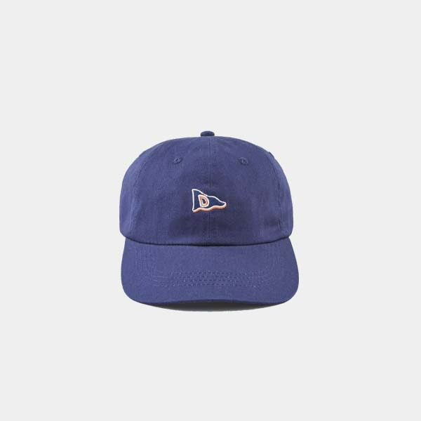 [드레익스] Drake&#039;s_Navy &#039;D&#039; Flag Emblem Cotton Twill Baseball Cap