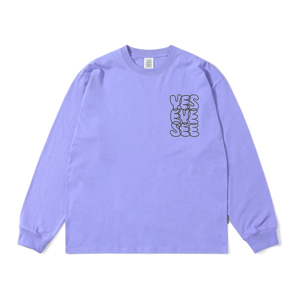 [예스아이씨] yeseyesee_ C-Logo L/S Lavender