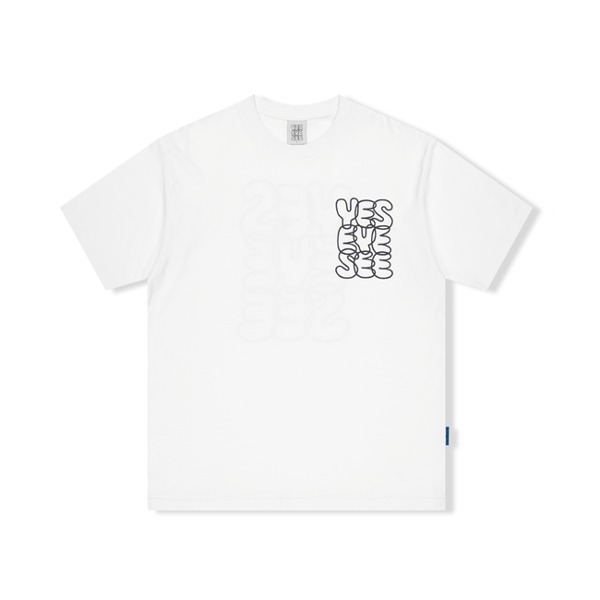 [예스아이씨] yeseyesee_C-logo Tee White
