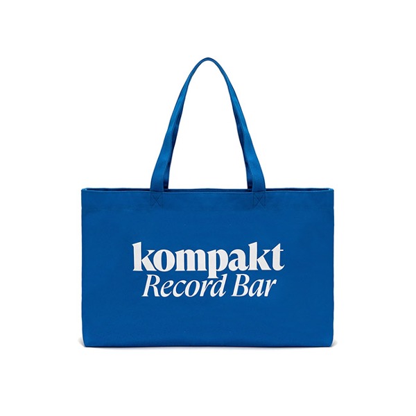 [컴팩트 레코드 바]KOMPAKT RECORD BAR_KRB Logo Tote Bag - Blue
