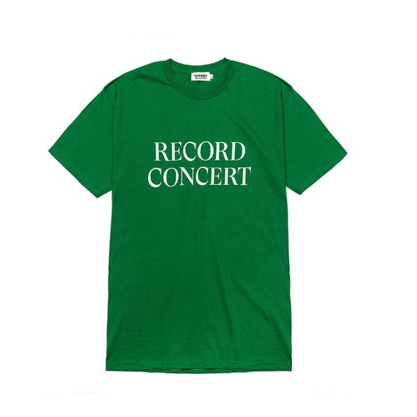 [컴팩트 레코드 바]KOMPAKT RECORD BAR_Record Concert T-shirts - Green/White
