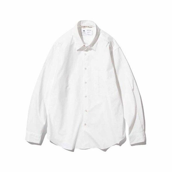 [콘티누아] CONTINUA_Light Shirt Off-White Organic Cotton